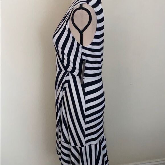 NWT Anthropologie Bailey/44 Wrap Striped Dress M - Picture 8 of 12